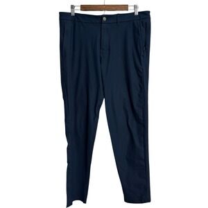 Lululemon commission pants men's 34 blue ABC warpstreme performance golf LM5439S